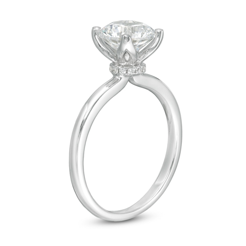 2 CT. T.W. GIA-Graded Diamond Solitaire Engagement Ring in 18K White Gold (I/VS2)