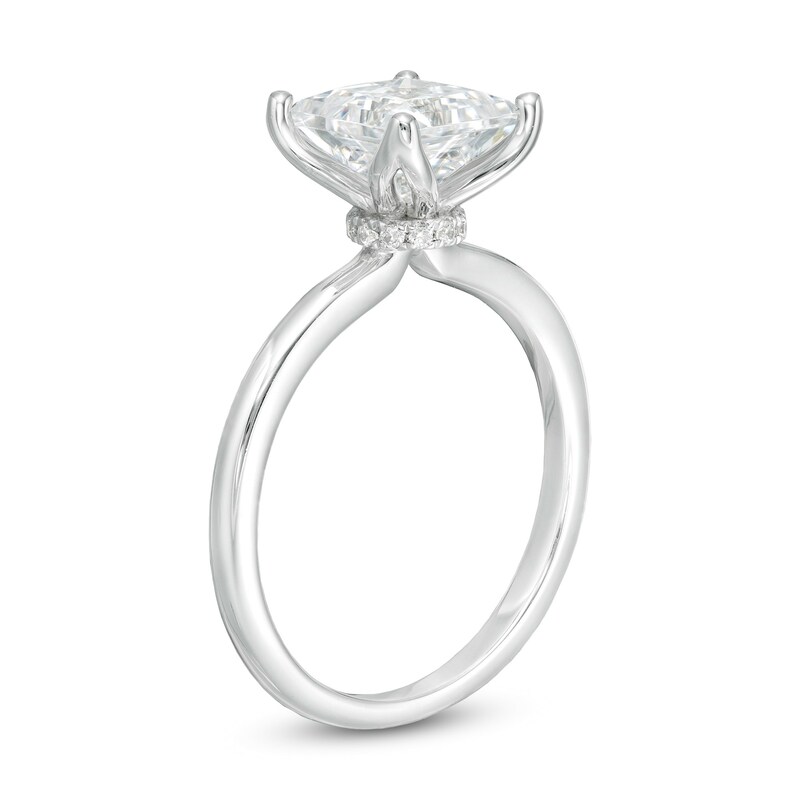 2 CT. T.W. GIA-Graded Princess-Cut Diamond Solitaire Engagement Ring in 18K White Gold (I/VS2)