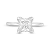 Thumbnail Image 3 of 2 CT. T.W. GIA-Graded Princess-Cut Diamond Solitaire Engagement Ring in 18K White Gold (I/VS2)