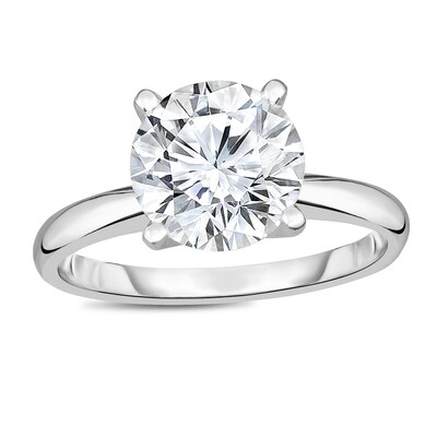 1 ct 4 Prong V Style Classic Solitaire Engagement Ring – Tiger Gems