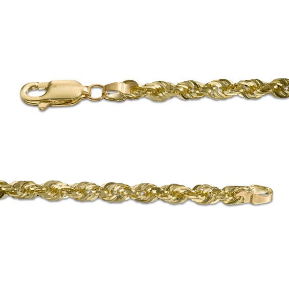 3.0mm Rope Chain Necklace in 10K Gold - 26"