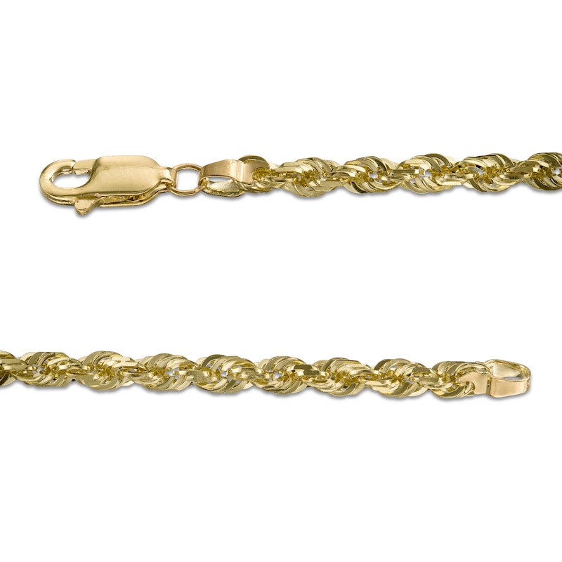 Main Image 4 of 3.0mm Rope Chain Necklace in 10K Gold - 26"