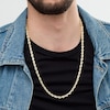 Thumbnail Image 3 of 5.5mm Diamond-Cut Glitter Rope Chain Necklace in 10K Gold - 26"