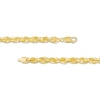 Thumbnail Image 3 of 5.5mm Diamond-Cut Glitter Rope Chain Necklace in 10K Gold - 26"