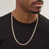 Thumbnail Image 3 of 6.7mm Rope Chain Necklace in 10K Gold - 26"