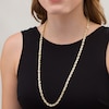 Thumbnail Image 2 of 6.7mm Rope Chain Necklace in 10K Gold - 30"