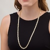 Thumbnail Image 1 of 6.7mm Rope Chain Necklace in 10K Gold - 30"