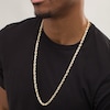 Thumbnail Image 3 of 6.7mm Rope Chain Necklace in 10K Gold - 30"
