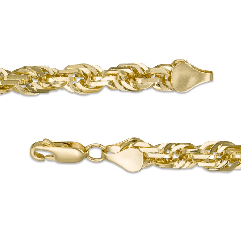Main Image 4 of 6.7mm Rope Chain Necklace in 10K Gold - 30"