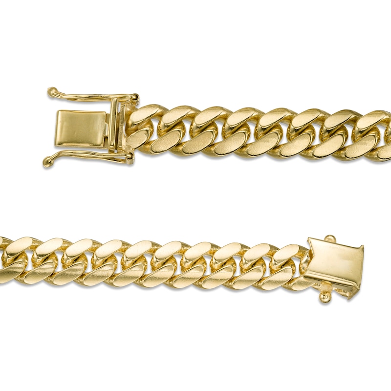 Main Image 3 of Men's 7.1mm Cuban Curb Chain Necklace in 10K Gold - 24"