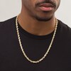 Thumbnail Image 3 of 6.7mm Rope Chain Necklace in 10K Gold - 24"