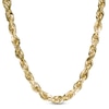 Thumbnail Image 1 of 7.0mm Rope Chain Necklace in 10K Gold - 26"