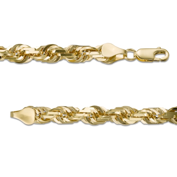 7.0mm Rope Chain Necklace in 10K Gold