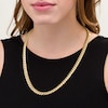 Thumbnail Image 1 of 8.3mm Cuban Curb Chain Necklace in Solid 10K Gold - 24"