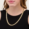 Thumbnail Image 2 of 8.3mm Cuban Curb Chain Necklace in Solid 10K Gold - 24"