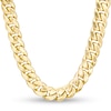 Thumbnail Image 0 of 11.0mm Cuban Curb Chain Necklace in Hollow 10K Gold - 26"