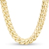 Thumbnail Image 1 of 11.0mm Cuban Curb Chain Necklace in Hollow 10K Gold - 26"