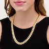 Thumbnail Image 1 of 11.0mm Cuban Curb Chain Necklace in Hollow 10K Gold - 26"