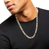 Thumbnail Image 2 of Men's 8.6mm Figaro Chain Necklace in Solid 10K Gold - 24"