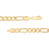 Thumbnail Image 2 of Men's 8.6mm Figaro Chain Necklace in Solid 10K Gold - 24"