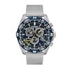 Thumbnail Image 0 of Men's Citizen Eco-Drive® Promaster Navihawk Chronograph Mesh Watch with Blue Dial (Model: CB5848-57L)