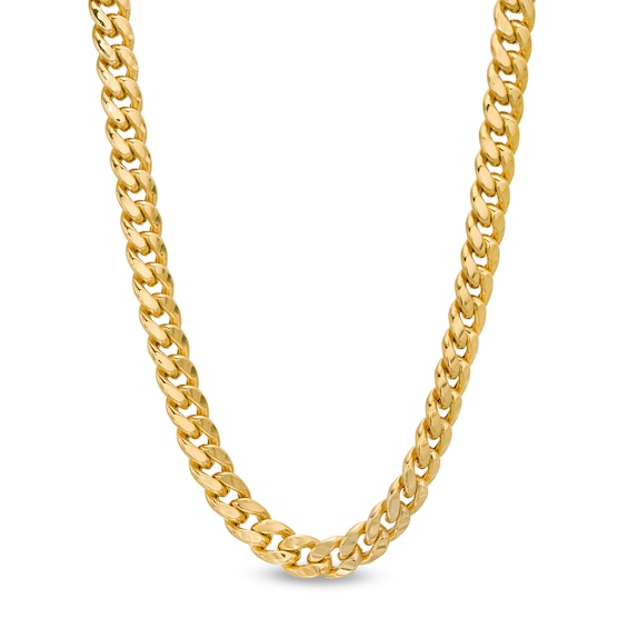 Zales Men's 14K Gold Curb Chain Necklace