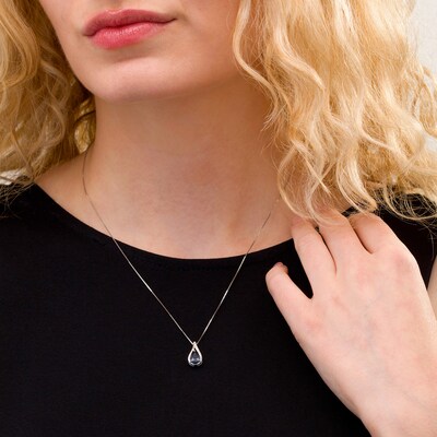 Charm Pendant White Sterling Silver Locket Diamond 25 mm 20 Charm Pendant White Sterling Silver Locket Diamond 25 mm 20