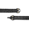 Thumbnail Image 3 of 10.0mm Double Row Foxtail Chain Bracelet in Tri-Tone Stainless Steel - 8.5"