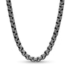 Thumbnail Image 0 of Men's 6.0mm Antique-Finish Rolo Chain Necklace in Stainless Steel - 24"