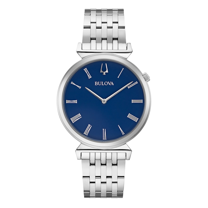 Main Image 1 of Men's Bulova Regatta Watch with Blue Dial (Model: 96A233)