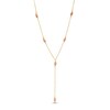 Thumbnail Image 0 of Made in Italy Marquise Station Drop Necklace in 10K Two-Tone Gold - 16"