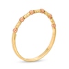 Thumbnail Image 3 of Made in Italy Beaded Accent Ring in 10K Two-Tone Gold