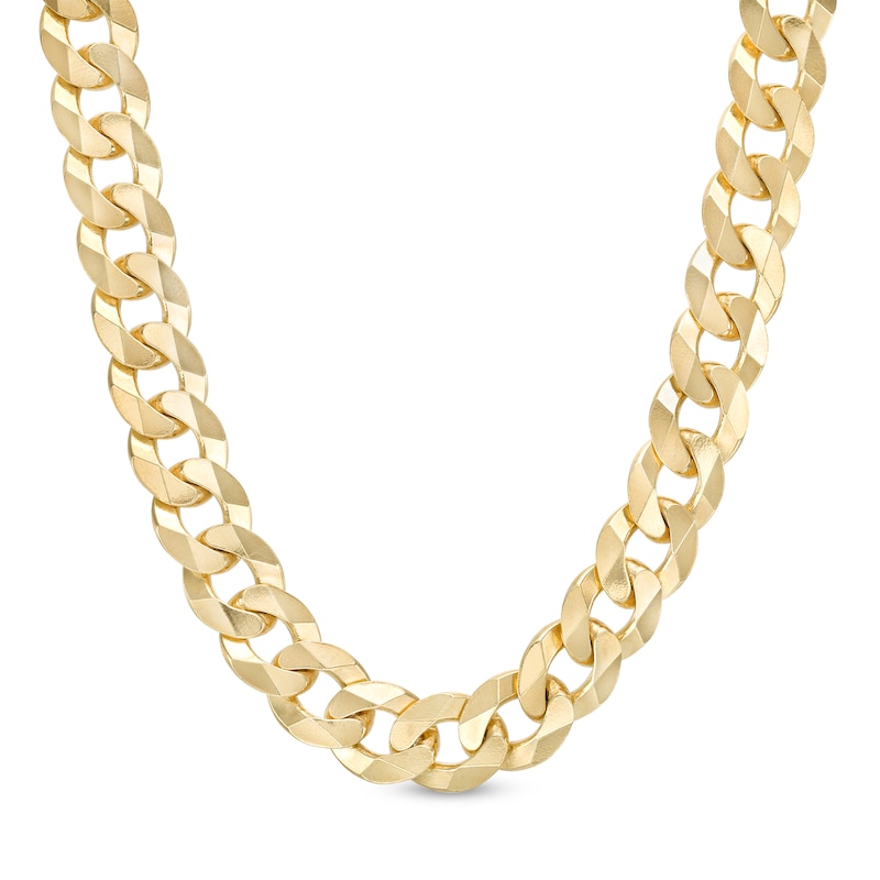 14K Gold Extra Large Open Link Chain Necklace