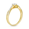 1/3 CT. T.W. Diamond Twist Shank Engagement Ring in 10K Gold