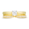 Thumbnail Image 4 of 1/3 CT. T.W. Diamond Bridal Set in 10K Gold