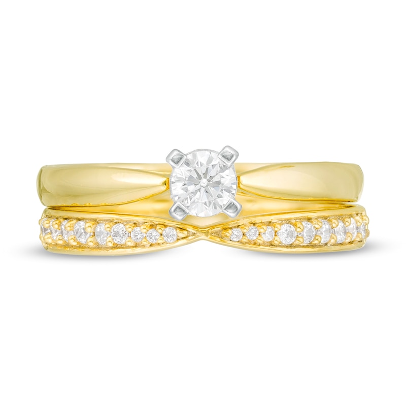 1/3 CT. T.W. Diamond Bridal Set in 10K Gold
