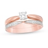 Thumbnail Image 1 of 1/3 CT. T.W. Diamond Bridal Set in 10K Rose Gold