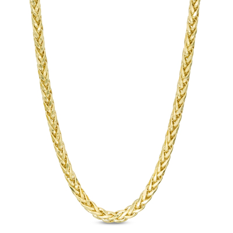 Made in Italy Men's 4.1mm Hollow Franco Snake Chain Necklace in 10K Gold -  26