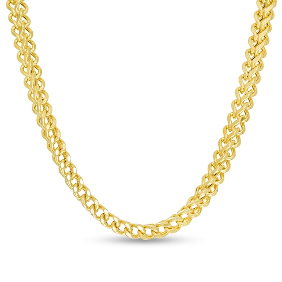 6.2mm Franco Snake Chain necklace in Hollow 10K Gold - 26"