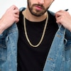 Thumbnail Image 2 of 6.2mm Franco Snake Chain necklace in Hollow 10K Gold - 26"