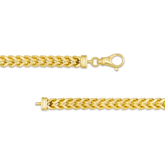 6.2mm Franco Snake Chain necklace in Hollow 10K Gold - 26"