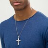 Thumbnail Image 2 of Men's Lord's Prayer Crucifix Pendant in Stainless Steel