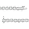 Thumbnail Image 2 of 5 CT. T.W. Diamond Cushion Frame Bracelet in 10K White Gold