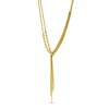 Thumbnail Image 1 of 2.1mm Multi-Strand Rope and Bead Chain Lariat Necklace in 10K Gold