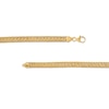 Thumbnail Image 3 of Made in Italy 5.6mm Multi-Row Wheat Chain in 14K Gold - 18&quot;