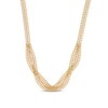 Thumbnail Image 0 of Made in Italy Intertwined Rope Chain Necklace in 14K Gold - 17"
