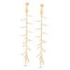 Thumbnail Image 1 of Made in Italy Linear Scatter Drop Earrings in 10K Gold