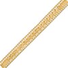 Thumbnail Image 1 of Made in Italy Feather Row Chain Border Bracelet in 14K Gold - 7.5"