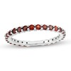 Thumbnail Image 0 of Garnet Eternity Band in Sterling Silver