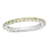Thumbnail Image 1 of Peridot Eternity Band in Sterling Silver
